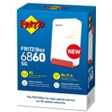 AVM - FRITZ!Box 6860 5G Edition - Router - Zwart - 5G en LTE ondersteuning