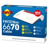 AVM - FRITZ!Box 6670 Cable - Router - Wit - Wi-Fi 7 - Zigbee
