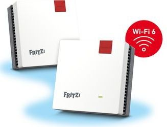 AVM - FRITZ!Mesh Wi-Fi Set 1600 - Rood, Wit - Wi-Fi 6 - 2-Pack