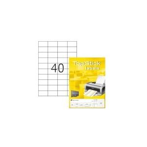 Top Stick 8698 printeretiket Wit Zelfklevend printerlabel