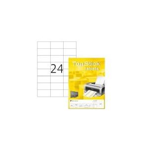 Top Stick 8706 printeretiket Wit Zelfklevend printerlabel