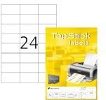 Top Stick 8706 printeretiket Wit Zelfklevend printerlabel