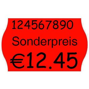 METO Preisetiketten 26,0 x 16,0 mm