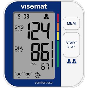 Visomat - Comfort Eco - Bloeddrukmeter - Manchet 23-43 cm - Aritmie Herkenning - XXL Display