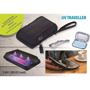 Troika UV Desinfectie Tas met UVC Lamp, doodt 99,9% van alle virussen en bacteriën in 30 seconden