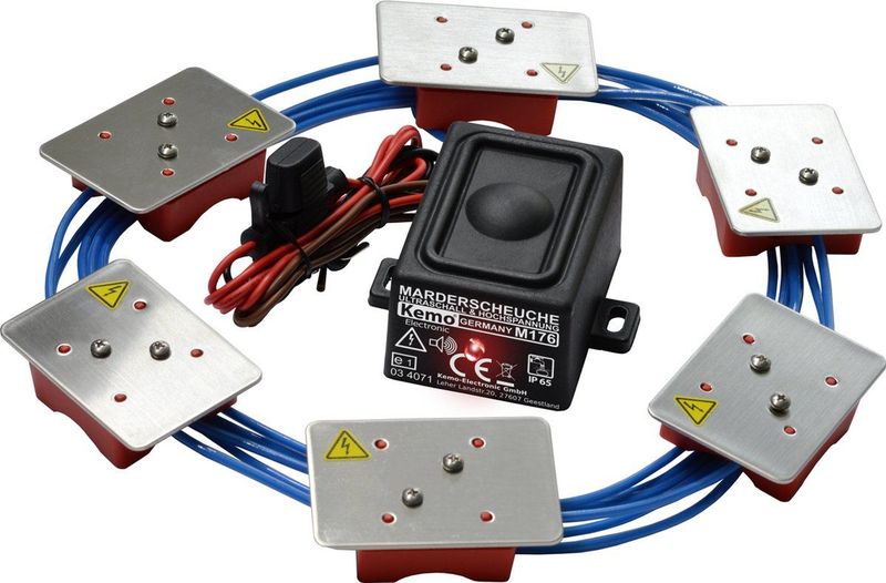 Kemo Marterafweer voor motorvoertuigen 12 V/DC, waterdicht conform IP 65 M176