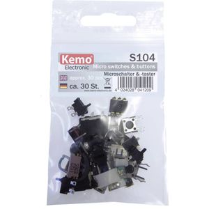 Kemo S104 Microschakelaar assortiment S104 Moment 30 onderdelen