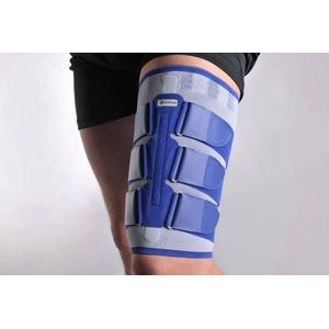 Bauerfeind MyoTrain Bovenbeenbrace - 2 - Universeel - Grijs