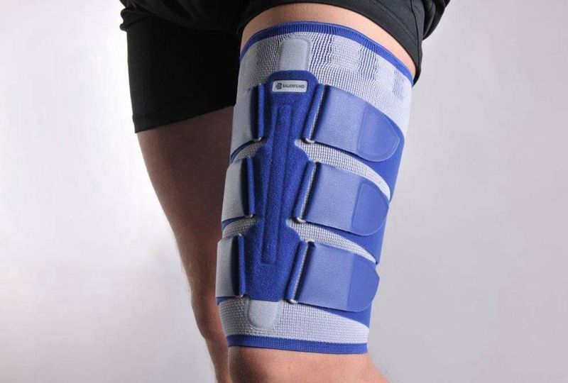 Bauerfeind - Myotrain - Bandage - Zwart - Gebreid Weefsel