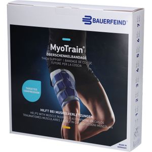 Bauerfeind MyoTrain Bovenbeenbrace - 3 - Universeel - Grijs