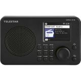 Telestar DIRA M 6i Internetradio Internet, DAB+, VHF (FM) Bluetooth, DLNA, USB, WiFi, Internetradio Opnamefunctie, Geschikt voor DLNA, Wekfunctie Zwart