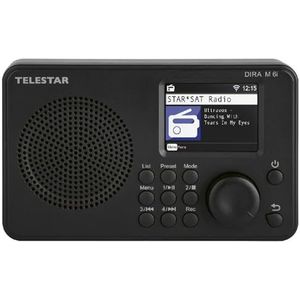 Telestar DIRA M 6i (VHF, Internet radio, DAB+, WiFi), Radio, Zwart