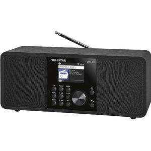 Telestar DIRA S2 (VHF, FM, DAB+, Internet radio, Bluetooth, WiFi), Radio, Zwart