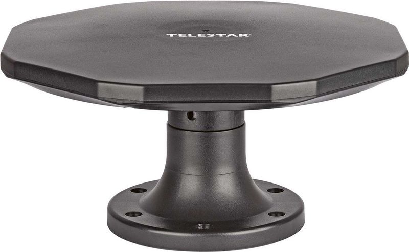 TELESTAR - Antenna 15 LTE - Actieve DVB-T2 HD-antenne - Zwart - Versterking tot 20 dB