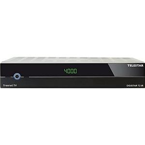 Telestar DIGISTAR T2 IR (DVB-T2, DVB-C/T2, DVB-C), TV-ontvanger, Zwart