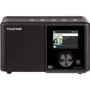 TELESTAR - DIRA M 11i - Internetradio - Zwart - DAB+ en FM Ontvangst