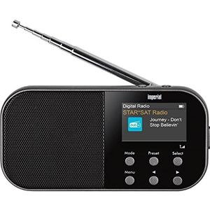 Imperial DABMAN 15 - Zakradio - Zwart/Grijs - DAB+ / FM