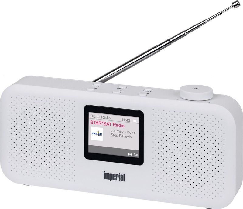 Imperial - Dabman 16 - Radio - Wit - DAB+/FM Stereoradio met Wekfunctie