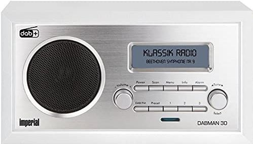Imperial - Dabman 30 - Radio - Wit - DAB+ en FM in Retro-Design