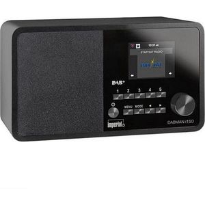 Imperial - DABMAN i150 - Internetradio - Zwart - DAB+ en FM
