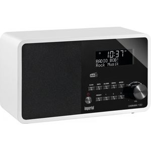 Imperial - DABMAN 100 - DAB+ / FM-radio - Wit - Retro-look