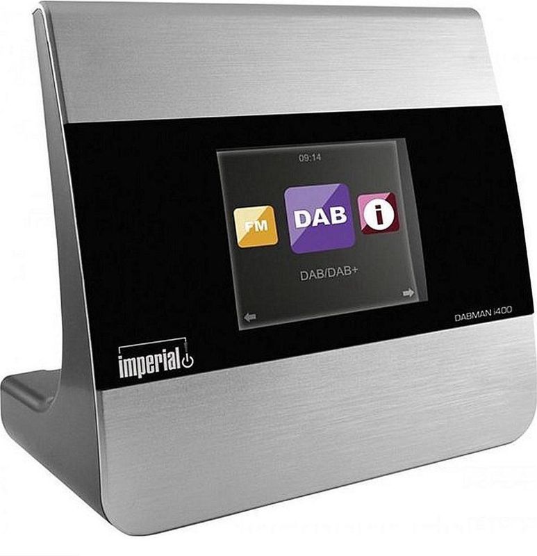 Imperial - Dabman I400 - Internet Radio Adapter - Zilver - Bluetooth - WLAN/LAN