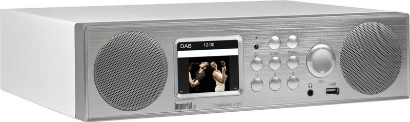 IMPERIAL DABMAN i450 Internetradio - Zilver - Hybride Stereoradio met Kleurenscherm