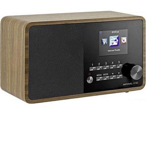 Imperial 22-320-00 i110 Internetradio (TFT kleurendisplay, WLAN, Line-Out, netadapter) bruin