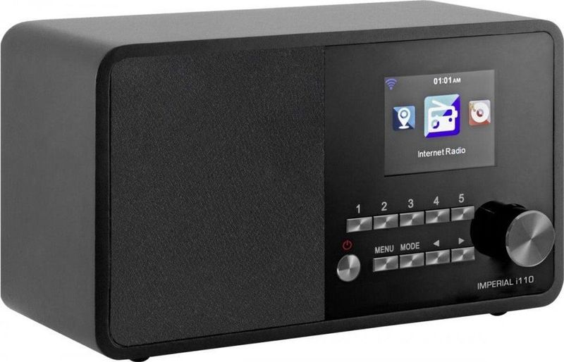 IMPERIAL - i110 - Internetradio - Zwart - Wi-Fi - Mediaspelerfunctie