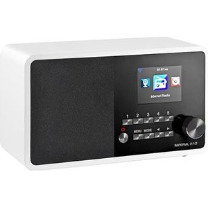 IMPERIAL - i110 - Internetradio - Wit - Wi-Fi - Mediafunctie - Groot Kleurenscherm