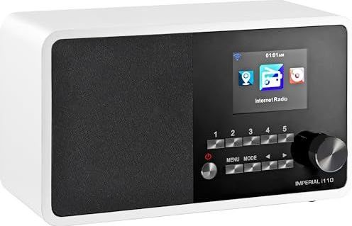 IMPERIAL - i110 - Internetradio - Wit - Wi-Fi - Mediafunctie - Groot Kleurenscherm