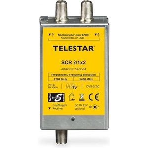 Telestar SCR 2/1x2 Satelliet multiswitch unicable