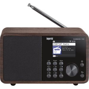 Imperial DABMAN I160 DAB+ en Internetradio met Bluetooth - Hout