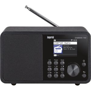 Imperial DABMAN I160 DAB+ en Internetradio met Bluetooth - Zwart