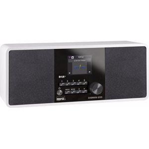 IMPERIAL DABMAN i200 Internetradio - Wit - Houten Behuizing - DAB+, FM