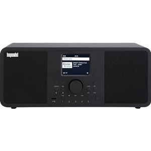 Imperial - dabman i205 Internet Tischradio Internet, dab+, ukw usb, wlan, lan, Internetradio Schwarz