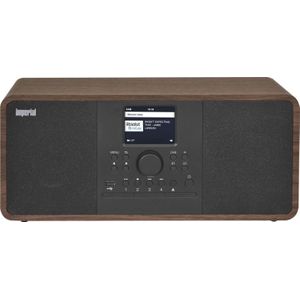 Nedis - 22-238-00 - Internetradio - Bruin - Hybride Stereo met CD-speler