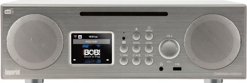 Imperial - Dabman i450 CD - Radio - Zilver - Wit