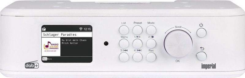 Imperial - Dabman i460 - Internetradio - Wit - DAB+ - FM - Bluetooth - Wi-Fi