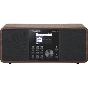 Telestar Dira S24i (VHF, Internet radio, DAB+, FM, WiFi, Bluetooth), Radio, Zwart