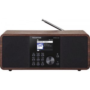 Telestar - Dira S24i - Radio - Zwart - DAB+, Internet, Bluetooth, WiFi, 2,4" TFT-kleurenscherm
