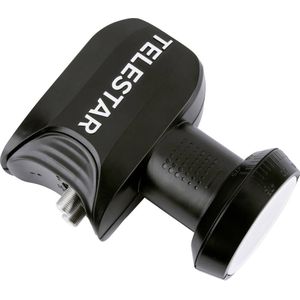 TELESTAR SKYTWIN HC - Digital Twin LNB (Full HD, HDTV, 4K, 3D, Ultra HD - Premium LNB met weerbescherming) zwart