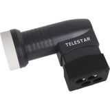 Telestar SkyQuad HC Quad LNB Aantal gebruikers: 4 Feed-opname: 40 mm Weerbestendig, met switch Zwart, Lichtgrijs