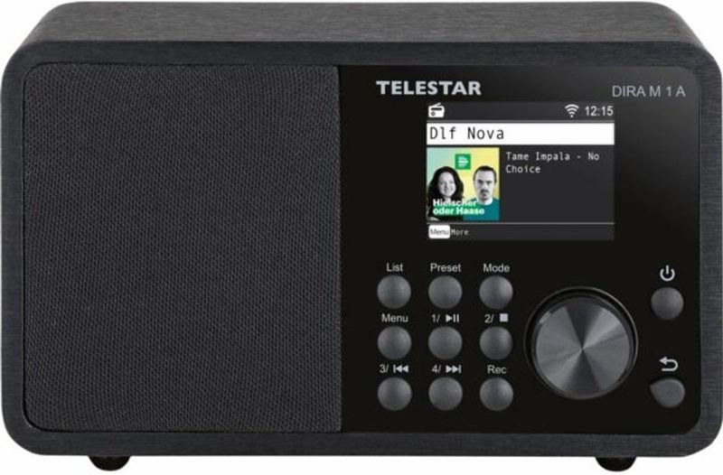 Telestar - Dira M 1 A - Radio - Zwart - FM, DAB+, Internet, Bluetooth
