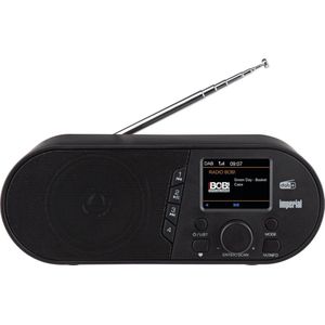 Imperial DABMAN D105 - Compacte DAB+ (wekker) Radio met Bluetooth - Zwart