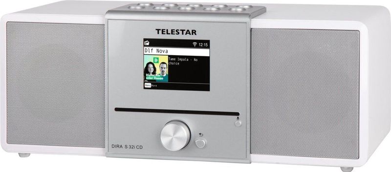 Telestar - DIRA S 32i CD - Radio/CD-speler - Wit - DAB+, VHF (FM), Internet, Bluetooth