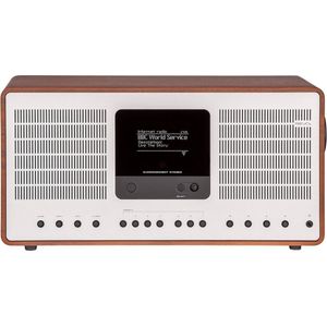 Revo SuperConnect Stereo - DAB+ - Internet Radio en Spotify Walnoot/Zilver