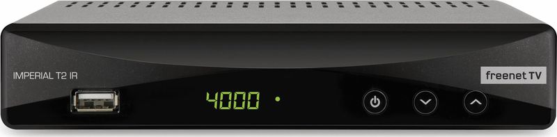 Imperial - T2 IR - DVB-T2 Ontvanger - Zwart - Met Geïntegreerde Irdeto-decoder