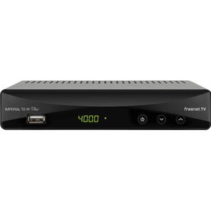 Imperial T2 IR plus incl. 3 maanden freenet TV (DVB-T2, DVB-T), TV-ontvanger, Zwart