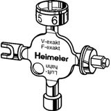 Heimeier Universele Sleutel (0530-01.433 - Thermostaat